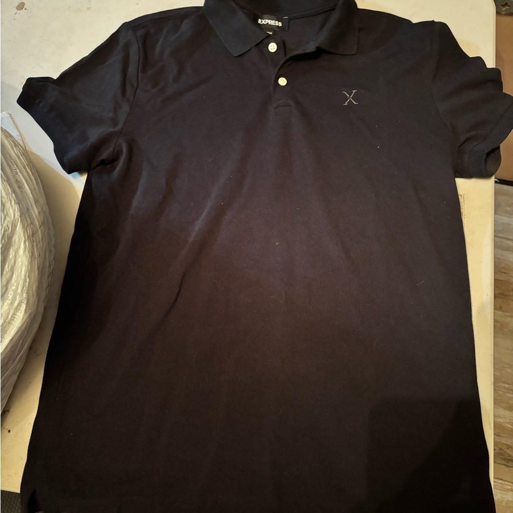Express Black Polo Shirt for Men
